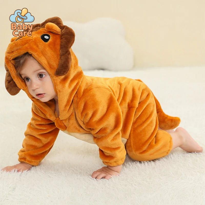 Déguisement Lion Pyjama Bébé Flanelle Doux