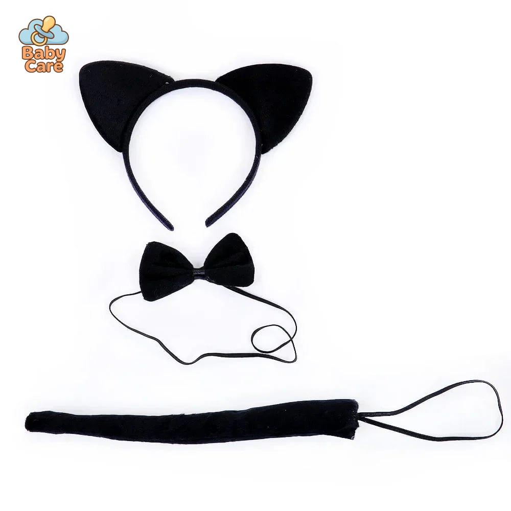 Déguisement Chat Robe Tutu Noir Fille Cosplay