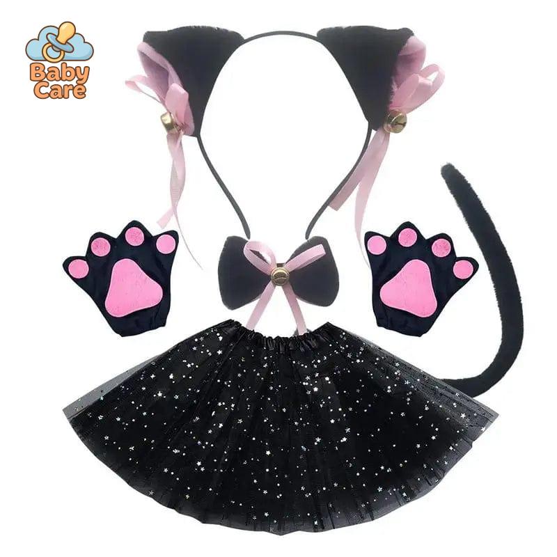 Déguisement Chat Set d'Accessoires Cosplay Enfant