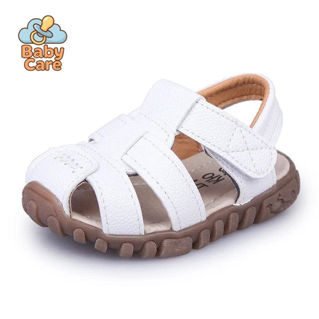 Sandales bébé garçon et filles en cuir souple