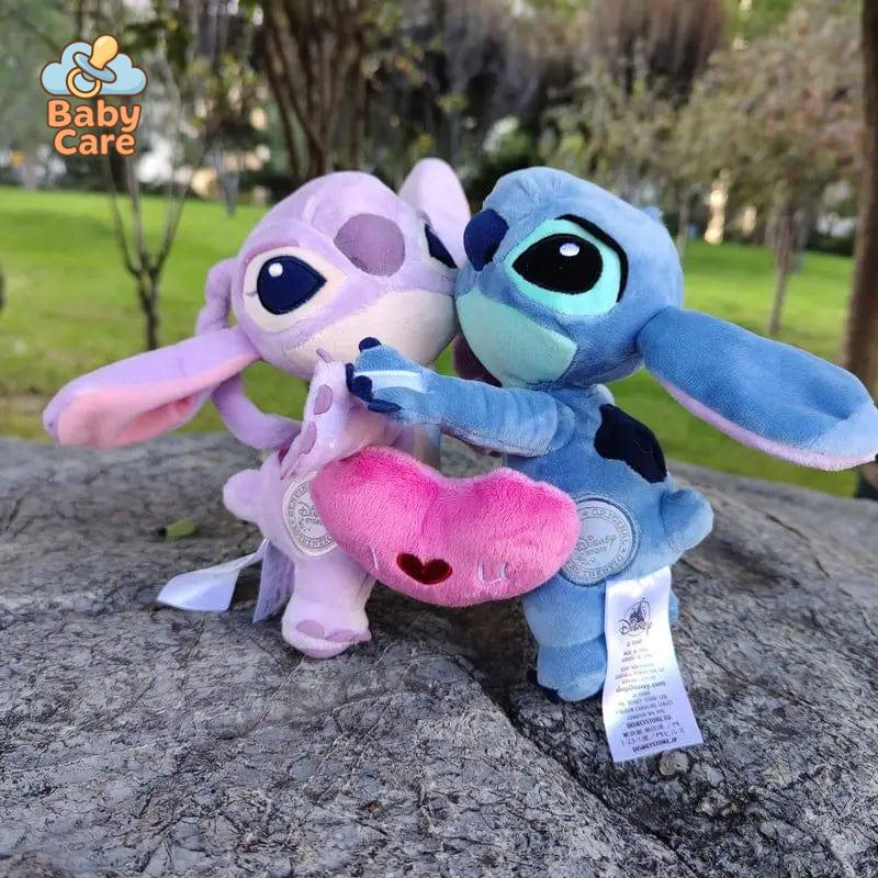 Peluche Stitch et Angel I Love You Duo