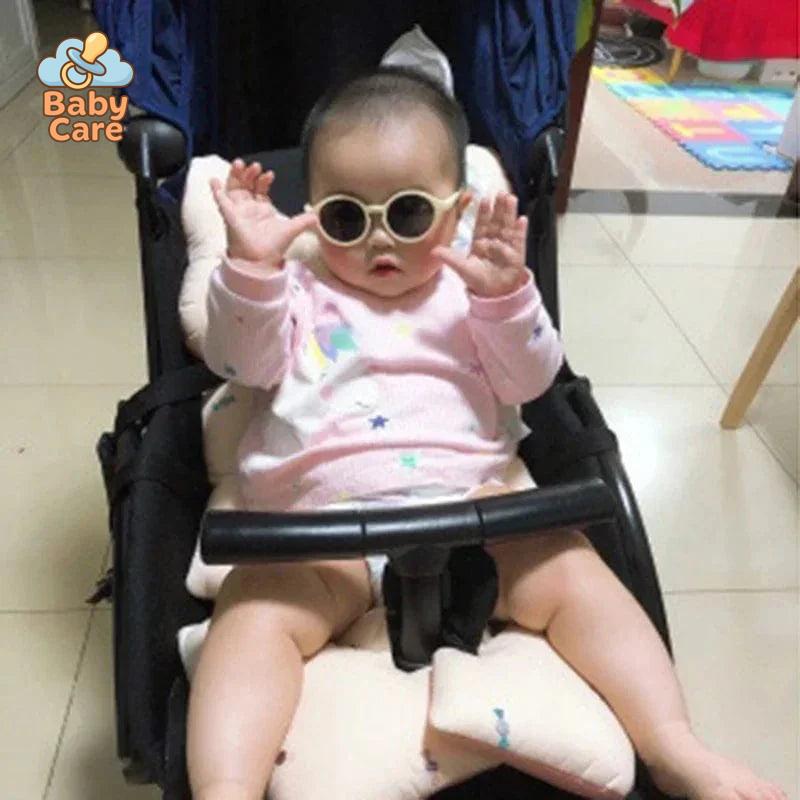 Lunettes de soleil bébé flexibles avec sangle UV400