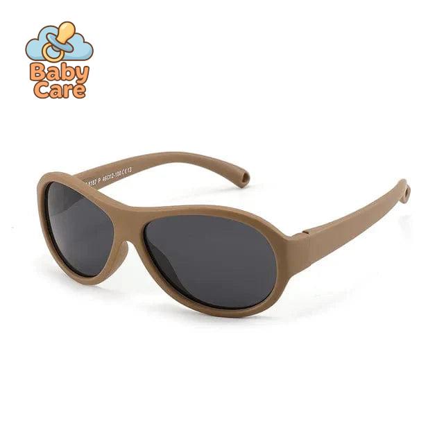 Lunettes de soleil bébé flexible avec sangle réglable 0-3 ans