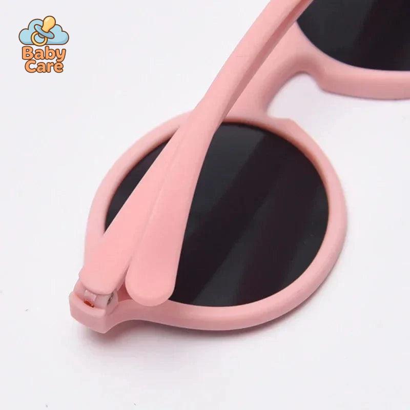 Lunettes de soleil bébé flexibles avec sangle UV400