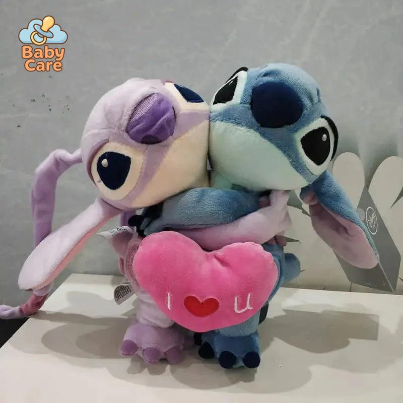 Peluche Stitch et Angel I Love You Duo