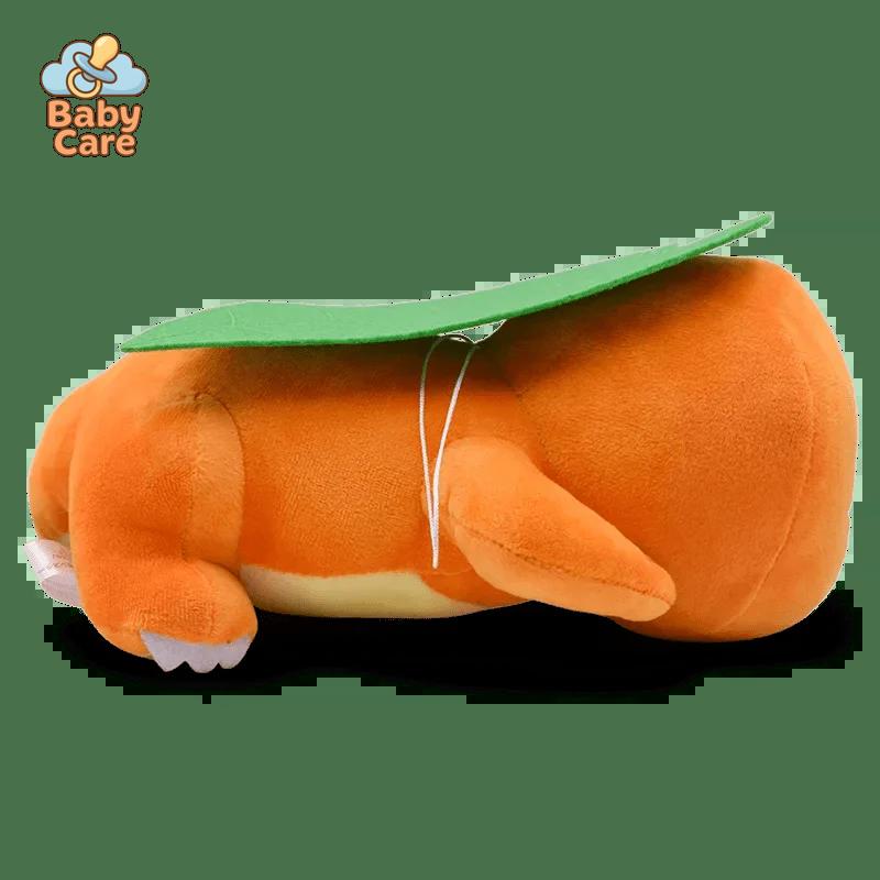 Peluche Salamèche contre la pluie