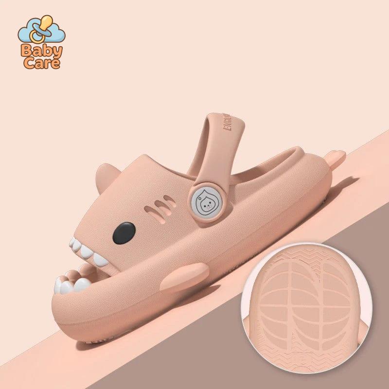 Sandales bébé garçon et filles souples requin