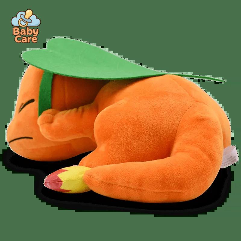 Peluche Salamèche contre la pluie