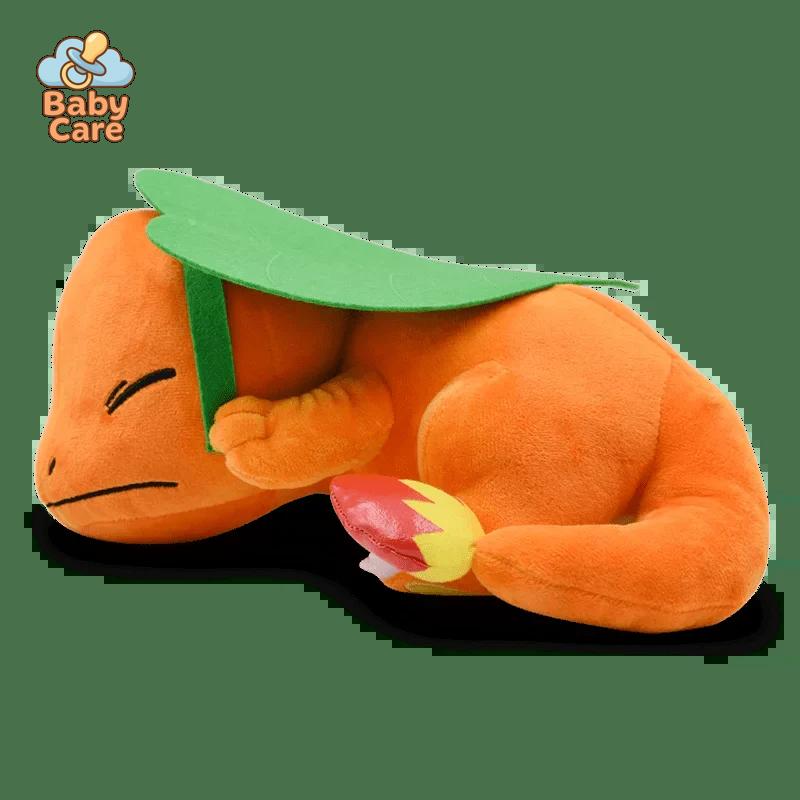 Peluche Salamèche contre la pluie