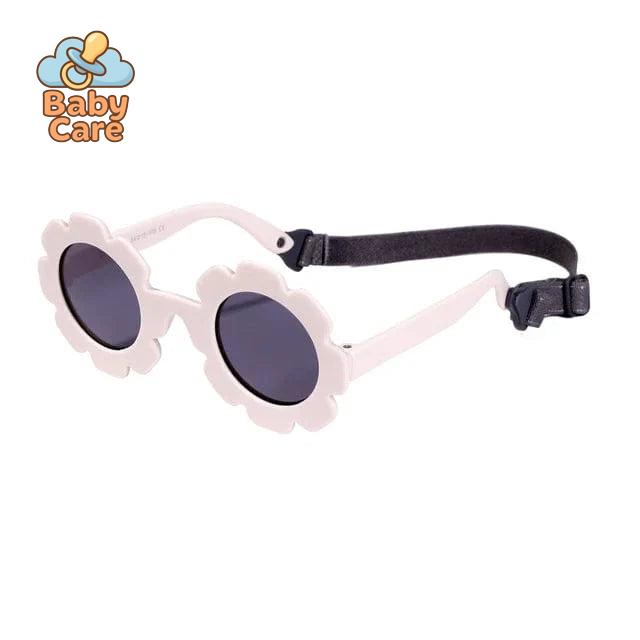 Lunettes de soleil tournesol pour bébé avec sangle