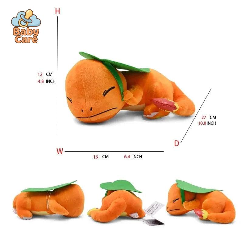 Peluche Salamèche contre la pluie