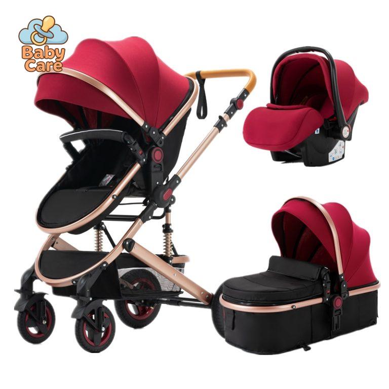 Poussette Trio 3 en 1 – Poussette, Landau et Siège Auto