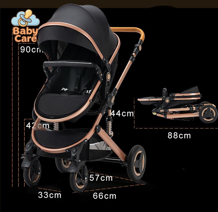 Poussette Trio 3 en 1 – Poussette, Landau et Siège Auto