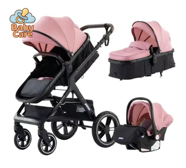 Poussette Trio 3 en 1 – Poussette, Landau et Siège Auto