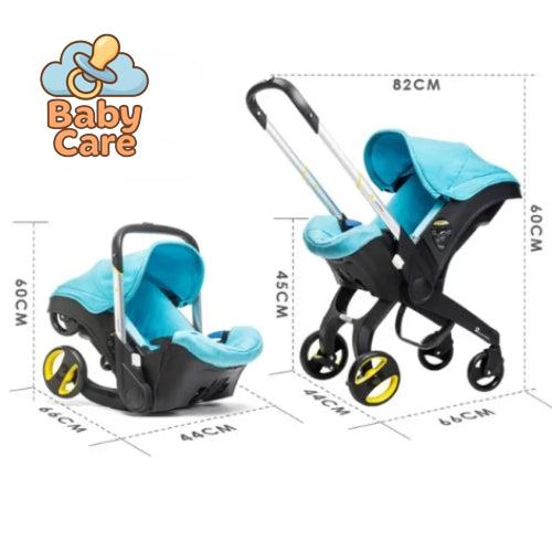 Poussette 4 en 1 – Système de Voyage Multifonctionnel