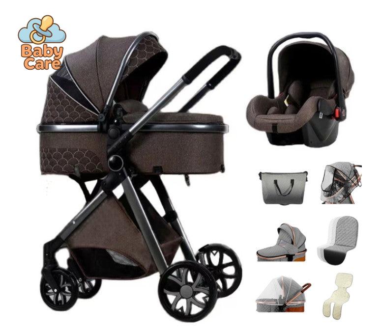 Poussette Trio 3 en 1 Royal – Poussette, Landau, Siège Auto et ses accessoires