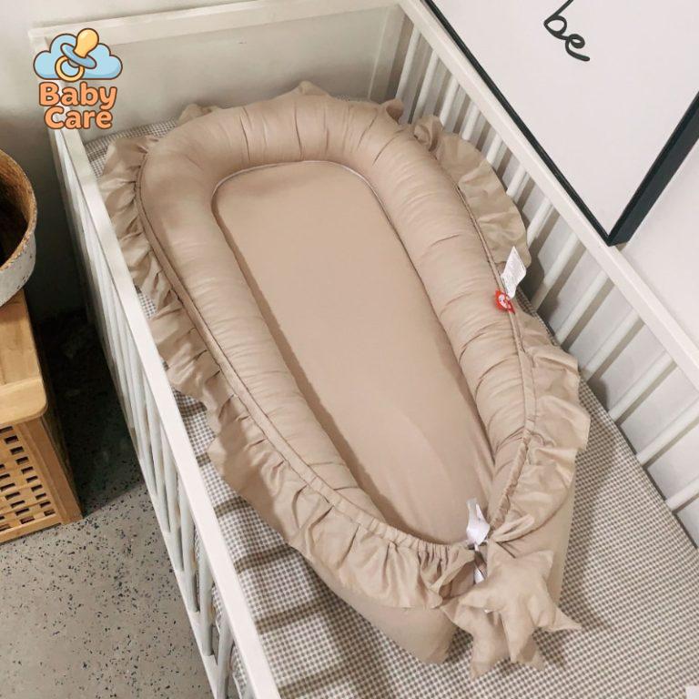 Réducteur de lit bébé – nid bébé en coton