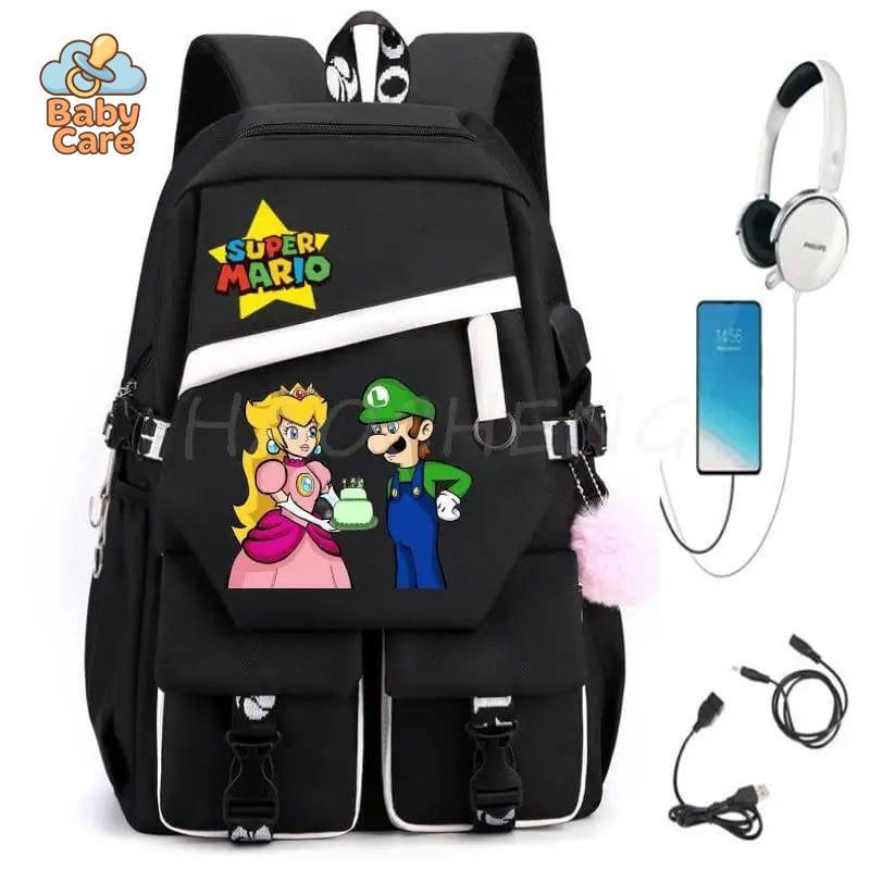 Cartable Mario Intelligent Grande Capacité