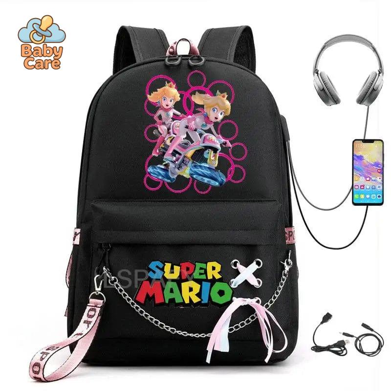 Cartable Mario Princesse Peach