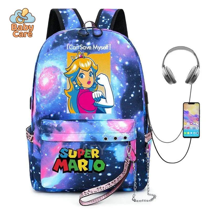 Cartable Mario Princesse Peach