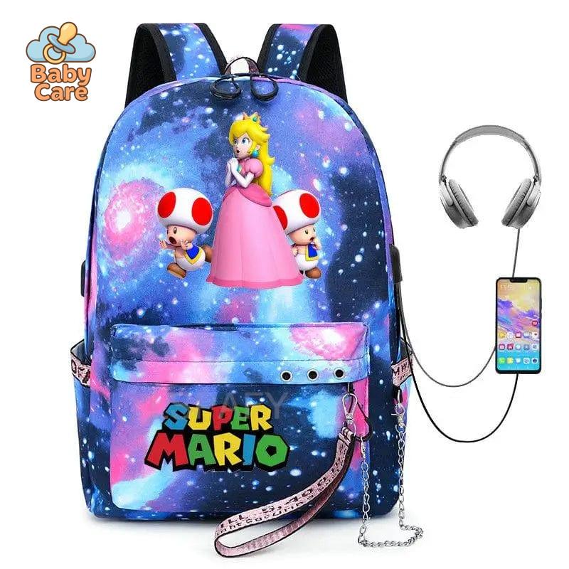 Cartable Mario Princesse Peach