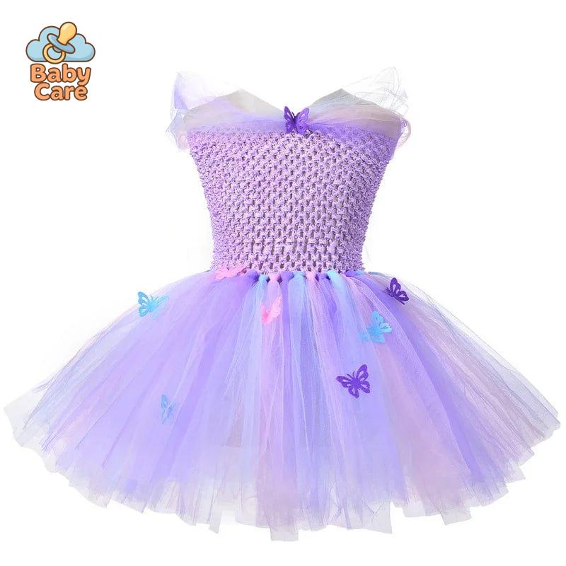 Déguisement Fée Papillon Enfant Violet