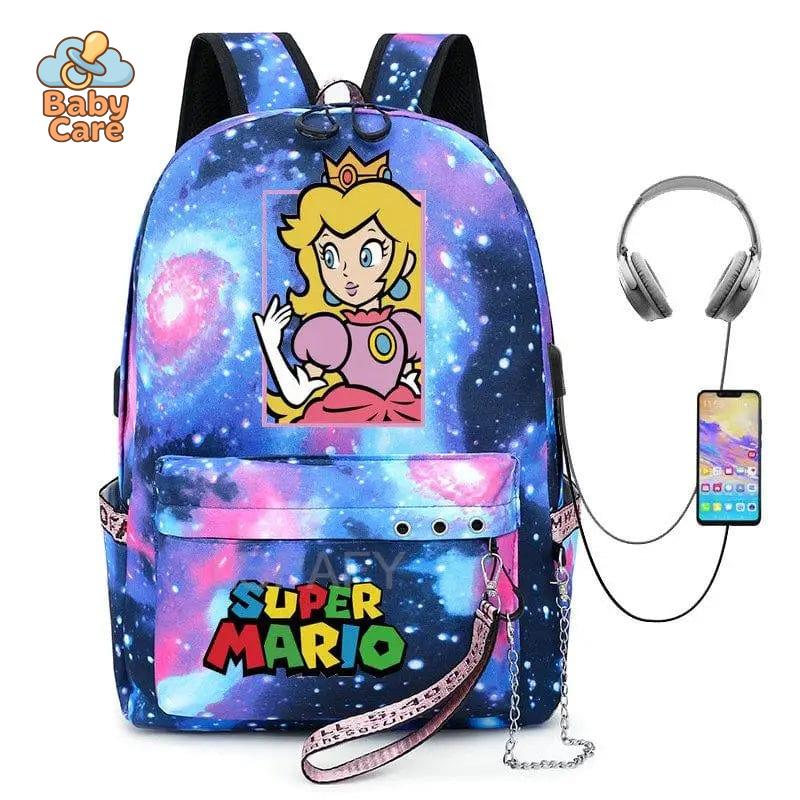 Cartable Mario Princesse Peach