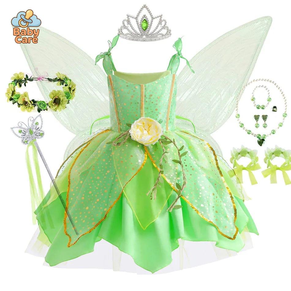 Déguisement fée Fée Clochette Fille Lumineuse