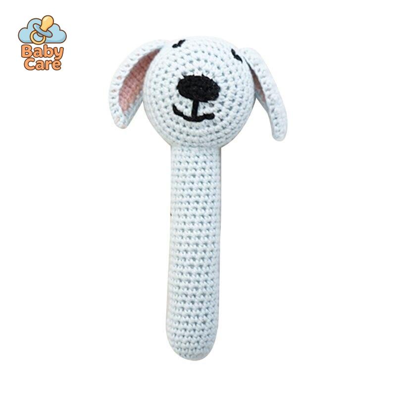 Hochet Chien en Coton Tricoté