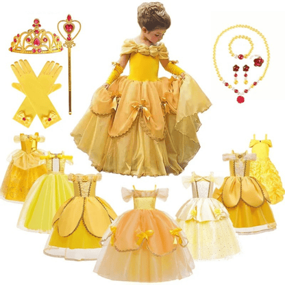 Déguisement Princesse Belle Enfant avec Accessoires