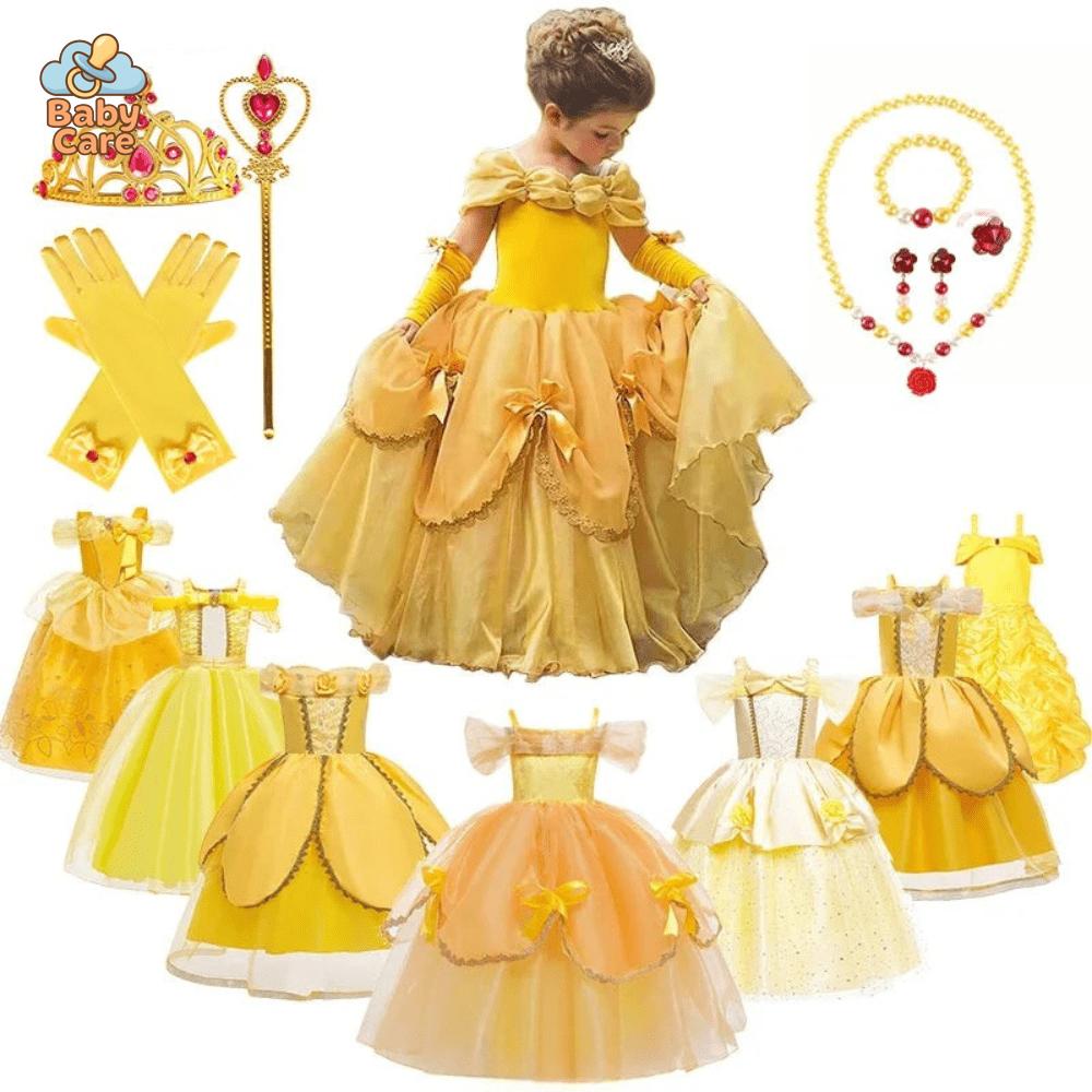 Déguisement Princesse Belle Enfant avec Accessoires