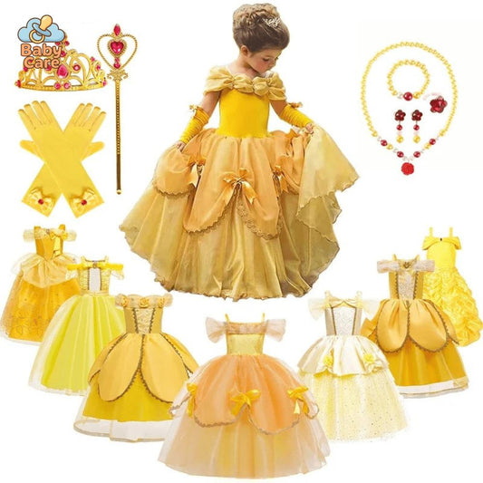 Déguisement Princesse Belle Enfant avec Accessoires