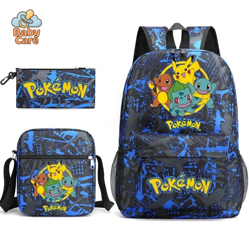 Cartable Pokemon Étanche 3 Pièces