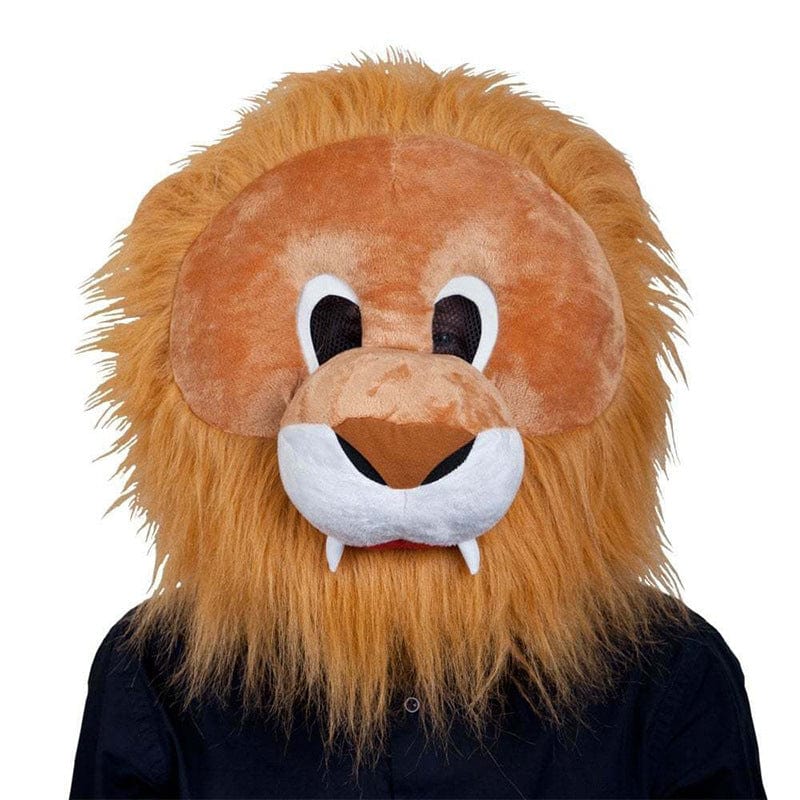 Déguisement Lion Adulte Mascotte avec Tête Amovible