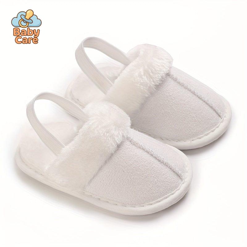 Chaussons Mignons en Peluche pour Bébés
