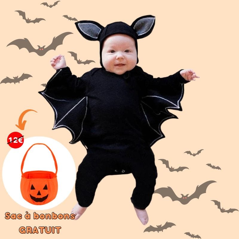 Déguisement halloween bébé Chauve-Souris