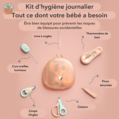 Trousse de soin bébé hygiène et toilette