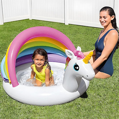 Piscine bébé et enfant gonflable licorne