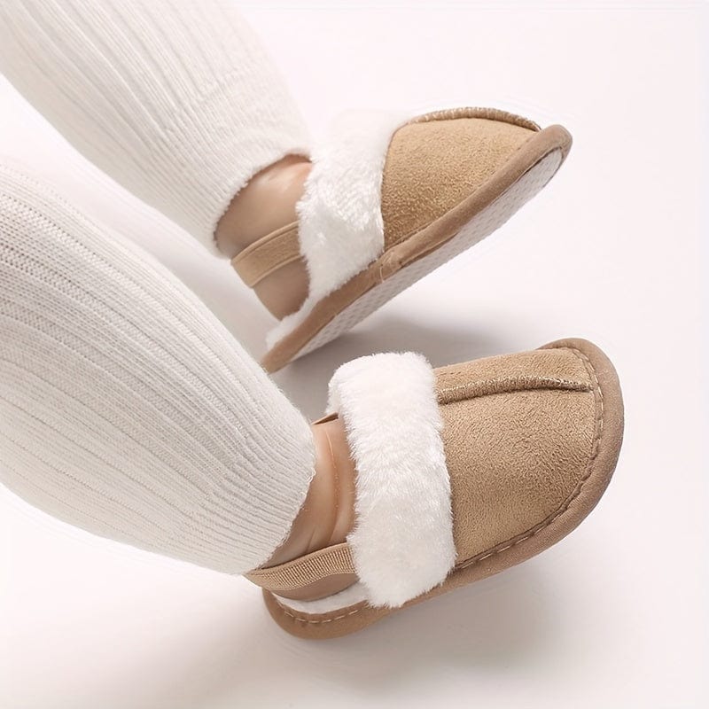 Chaussons Mignons en Peluche pour Bébés