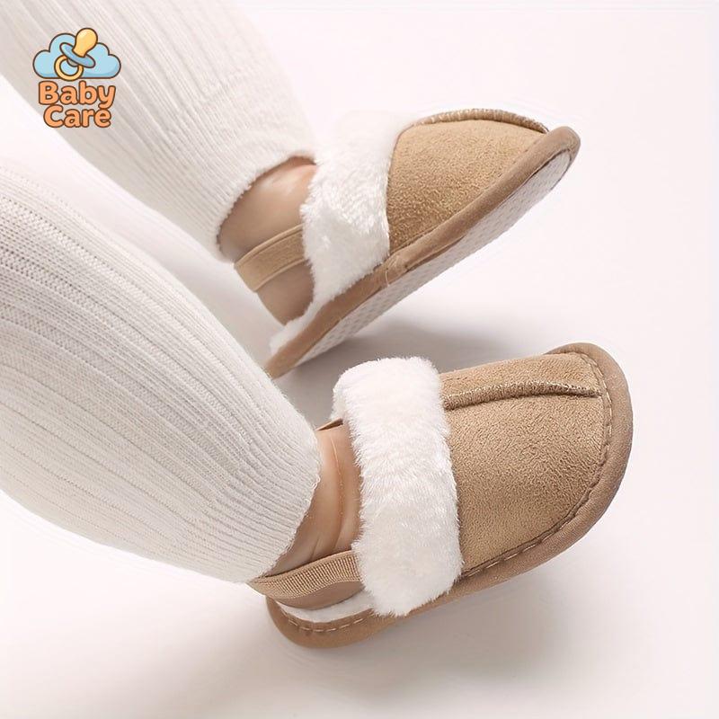 Chaussons Mignons en Peluche pour Bébés