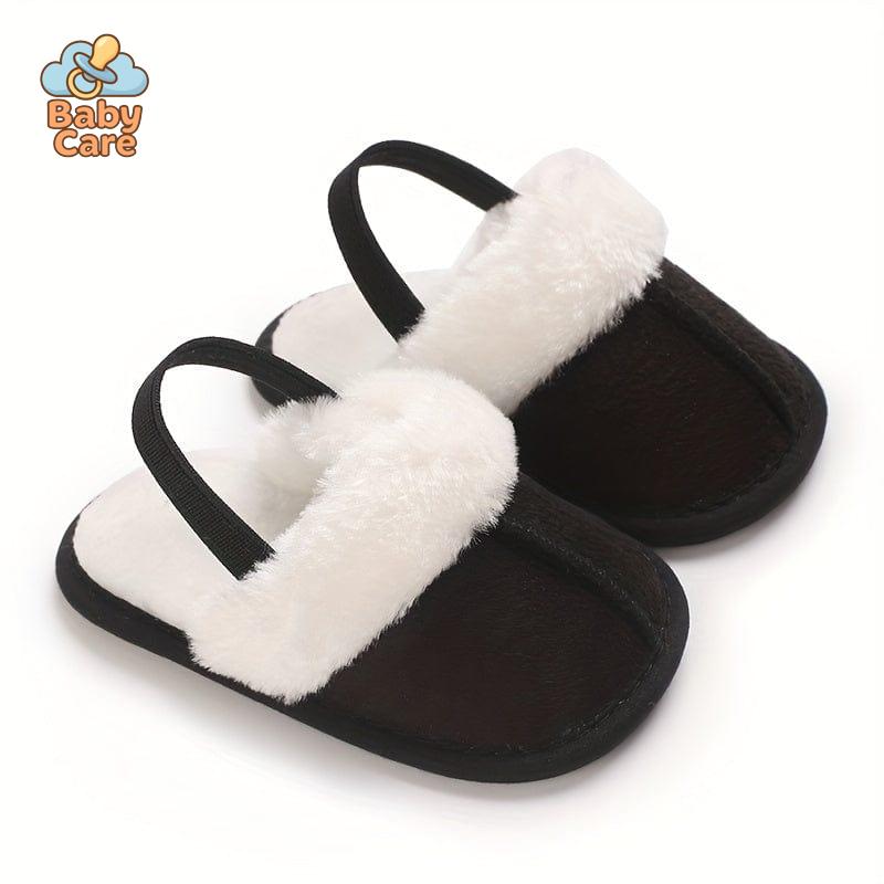 Chaussons Mignons en Peluche pour Bébés