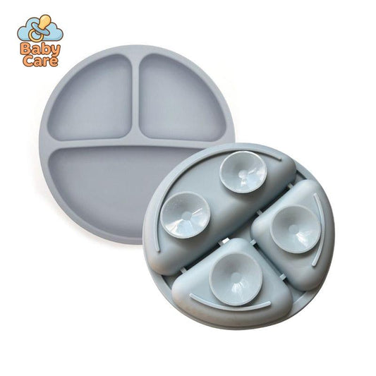 Assiette silicone à ventouse