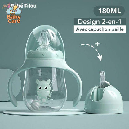 Biberon Paille 2 en 1 | Baby Care