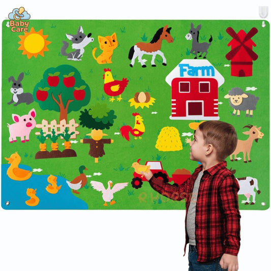 FeltStory™ - Des découvertes et des jeux sans fin ! - Tableau en feutre