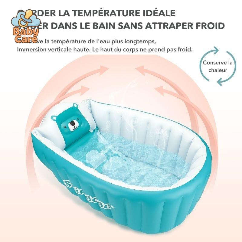 Baignoire Bébé Gonflable avec Siège | Baby Care