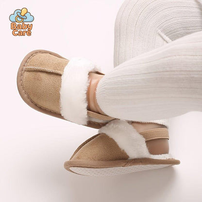 Chaussons Mignons en Peluche pour Bébés