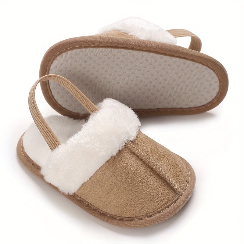 Chaussons Mignons en Peluche pour Bébés