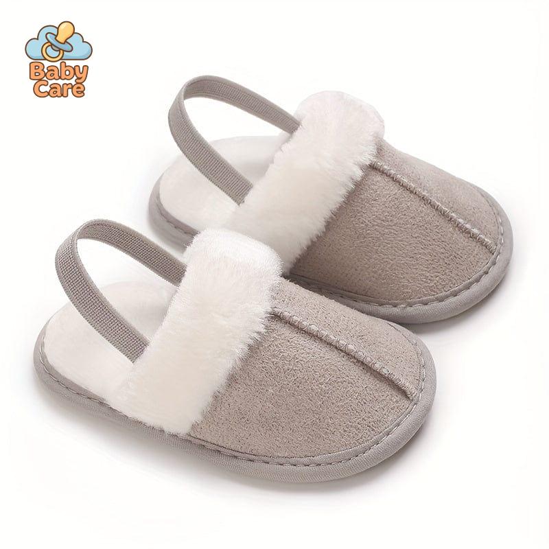Chaussons Mignons en Peluche pour Bébés