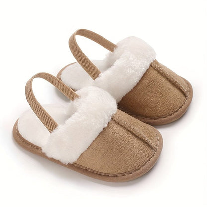 Chaussons Mignons en Peluche pour Bébés