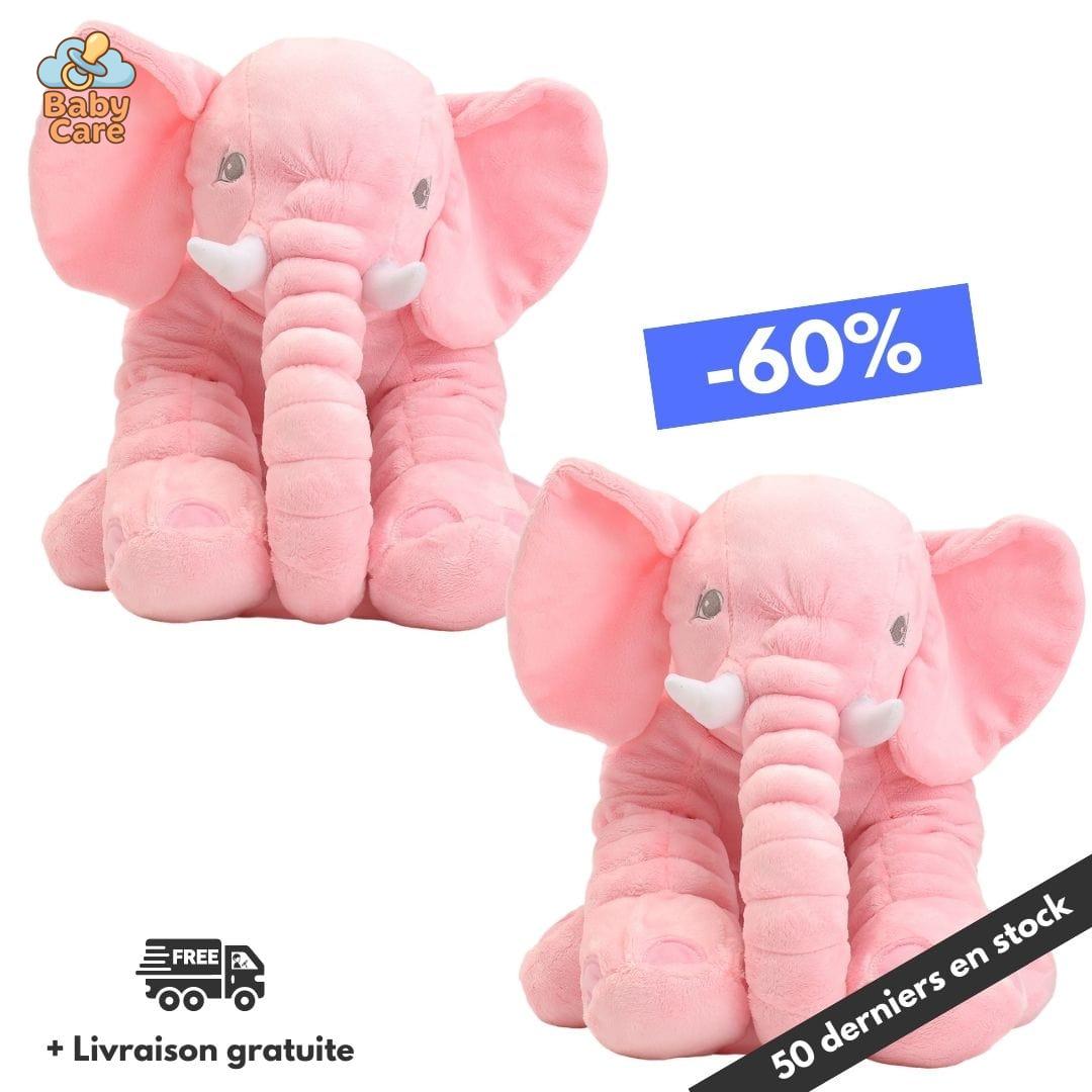 Peluche Éléphant Calin 60 cm | Baby Care